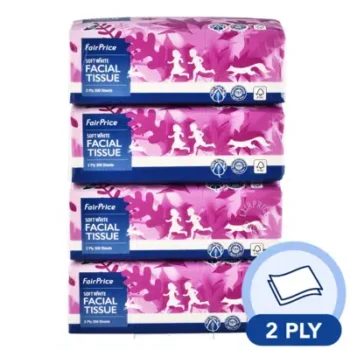 Last day special offer-FairPrice Facial Tissues - Soft Pack 2ply x 72pack