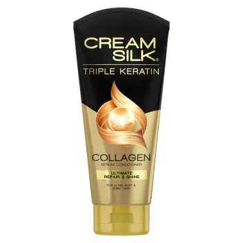 Cream Silk Triple Keratin Ultimate Straight Serum Conditioner - Image 5