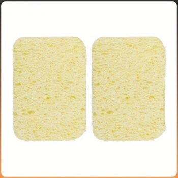 10pcs. Natural High-density Wood Pulp Dishcloth. Cleaning Sponge. Scouring Pad For Household Cleaning. Dishwashing Sponge. Premium Kitchen Sponge. Durable Non-scratch Sponge Wipe. Super Absorbent. Cleaning Supplies. Cleaning Tool