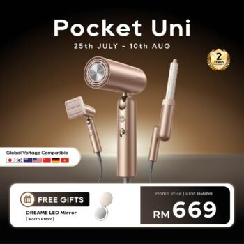 (Deposit) Dreame Pocket Uni Hair Dryer
